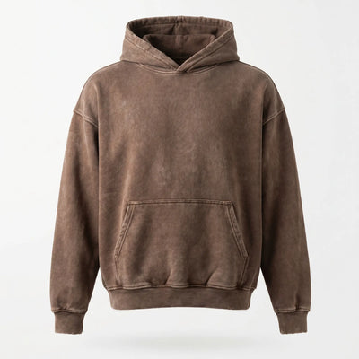 Brown hoodie on a white background