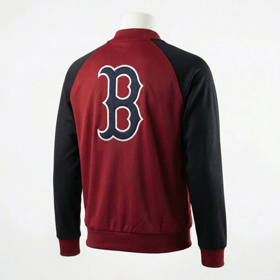 Baseball Training Jacket back view private label apparel