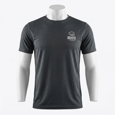 Boxing Training Shirt front view custom manufacturing