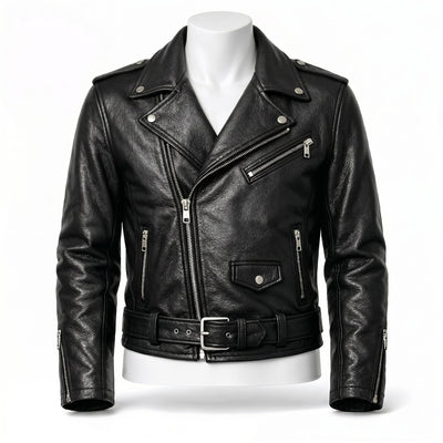 Custom Classic Biker Leather Jacket