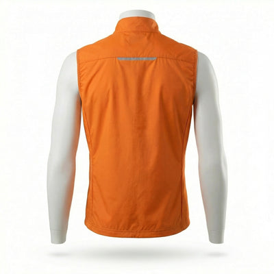 Cycling Wind Vest back view private label apparel