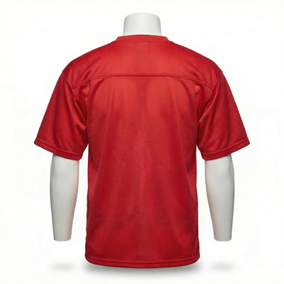 Football Practice Jersey back view private label apparel