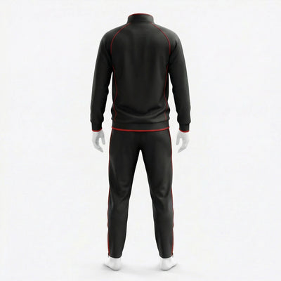 Team Tracksuit Set back view private label apparel