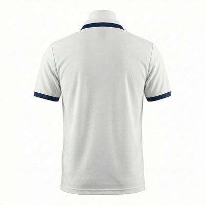 Tennis Performance Polo back view private label apparel