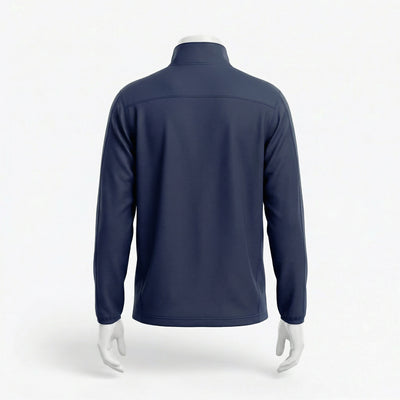 Tennis Warmup Jacket back view private label apparel