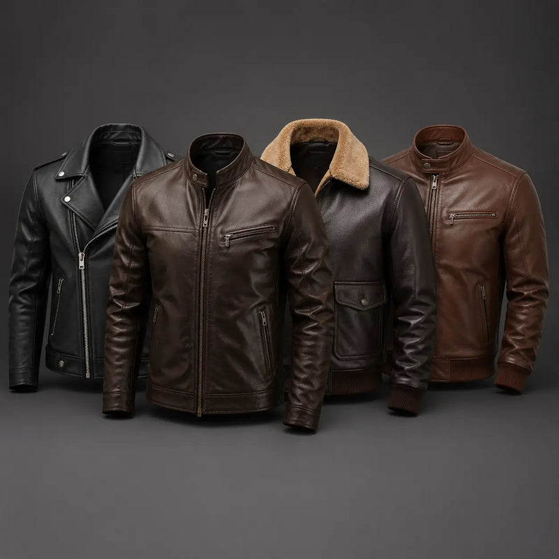 Shop Custom Men's Leather Jackets — DenimByte