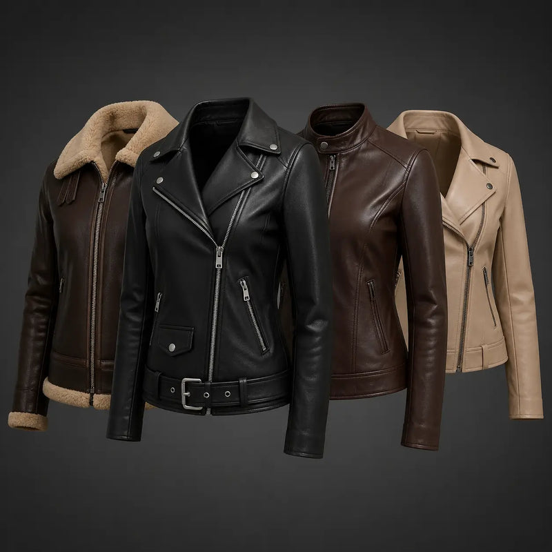 Shop Custom Women Leather Jackets — DenimByte