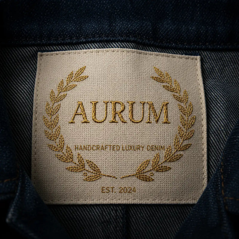 Custom Neck Labels — DenimByte custom apparel service