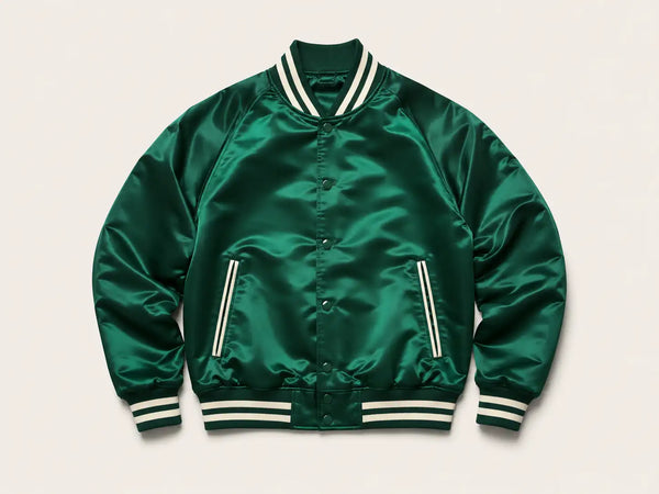 Satin Varsity Jacket