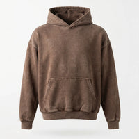 Brown hoodie on a white background