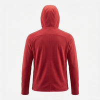 Red hoodie on a white background