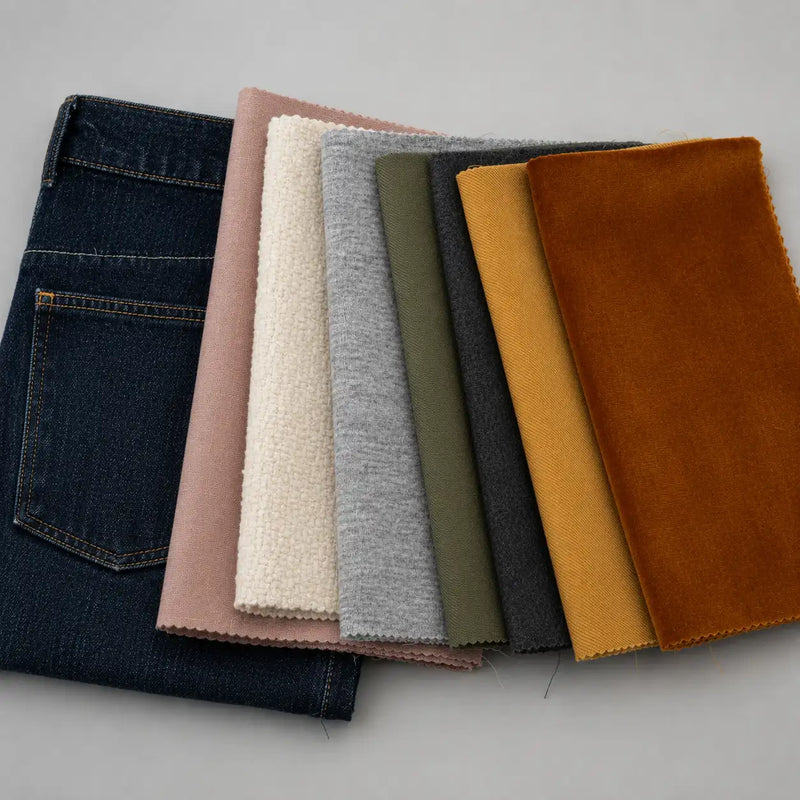 Fabric Selection — DenimByte custom apparel service