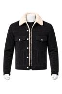 Men’s Corduroy Trucker Jacket with Sherpa Collar wholesale apparel product image