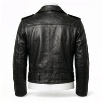 Custom Classic Biker Leather Jacket