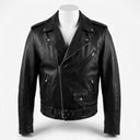 Double Rider Leather Jacket front view custom manufacturing