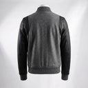 Leather Varsity Jacket back view private label apparel
