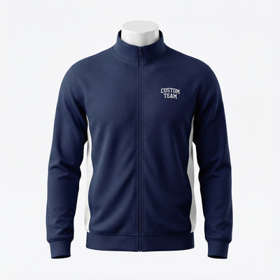 Custom Team Tracksuit Jacket manufacturing and bulk supply by DenimByte